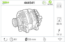 generátor VALEO 444541