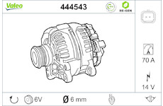 generátor VALEO 444543