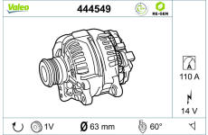 generátor VALEO 444549