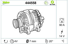 generátor VALEO 444558