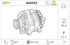 generátor VALEO 444562