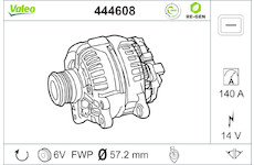 generátor VALEO 444608