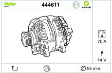 generátor VALEO 444611