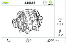 generátor VALEO 444618