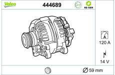 generátor VALEO 444689