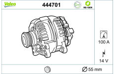 generátor VALEO 444701