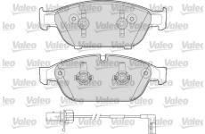 Sada brzdových destiček, kotoučová brzda VALEO 601659