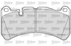 Sada brzdových destiček, kotoučová brzda VALEO 601685