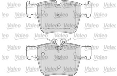 Sada brzdových destiček, kotoučová brzda VALEO 601694