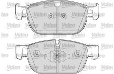 Sada brzdových destiček, kotoučová brzda VALEO 601695