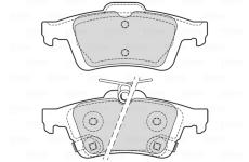 Sada brzdových destiček, kotoučová brzda VALEO 601709