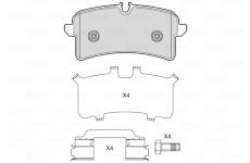 Sada brzdových destiček, kotoučová brzda VALEO 601753