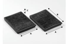 Filter vnútorného priestoru VALEO 698246