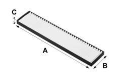 Filtr, vzduch v interiéru VALEO 698247