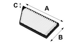 Filtr, vzduch v interiéru VALEO 698488