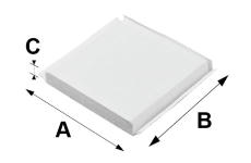 Filtr, vzduch v interiéru VALEO 698657