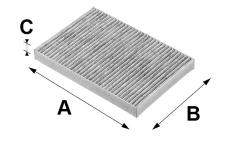 Filtr, vzduch v interiéru VALEO 698683