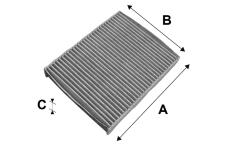 Filtr, vzduch v interiéru VALEO 698693