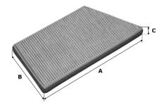 Filter vnútorného priestoru VALEO 698749