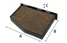 Filter vnútorného priestoru VALEO 701001