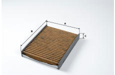 Filtr, vzduch v interiéru VALEO 701004