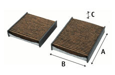 Filter vnútorného priestoru VALEO 701007