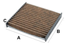 Filtr, vzduch v interiéru VALEO 701021