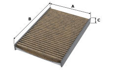 Filtr, vzduch v interiéru VALEO 701023