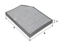 Filtr, vzduch v interiéru VALEO 701045