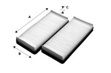 Filter vnútorného priestoru VALEO 715531