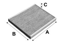 Filtr, vzduch v interiéru VALEO 715553