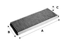 Filtr, vzduch v interiéru VALEO 715578