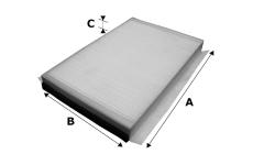 Filtr, vzduch v interiéru VALEO 715601