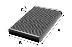 Filtr, vzduch v interiéru VALEO 715602