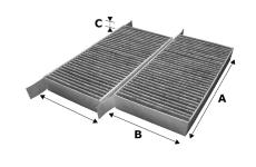 Filter vnútorného priestoru VALEO 715607