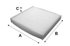 Filtr, vzduch v interiéru VALEO 715620