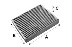 Filtr, vzduch v interiéru VALEO 715659