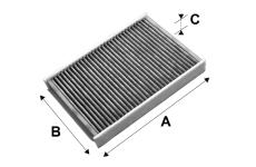 Filtr, vzduch v interiéru VALEO 715702