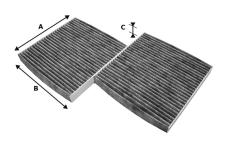 Filter vnútorného priestoru VALEO 715713