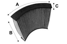 Filtr, vzduch v interiéru VALEO 715719