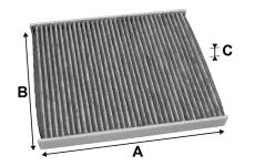 Filtr, vzduch v interiéru VALEO 715723
