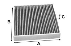 Filtr, vzduch v interiéru VALEO 715730