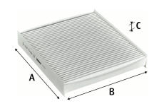 Filter vnútorného priestoru VALEO 715746