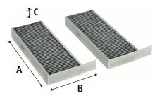 Filter vnútorného priestoru VALEO 715805