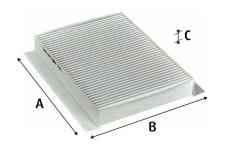 Filtr, vzduch v interiéru VALEO 715809