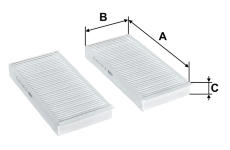 Filtr, vzduch v interiéru VALEO 715812