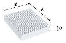 Filtr, vzduch v interiéru VALEO 715815