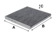 Filtr, vzduch v interiéru VALEO 715860