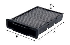 Filter vnútorného priestoru VALEO 715876