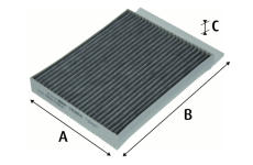 Filtr, vzduch v interiéru VALEO 715884